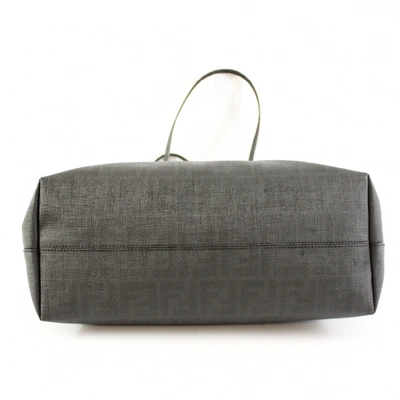 Pre-owned Fendi Roll Bag  Black Cloth Handbag