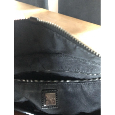 Pre-owned Fendi Brown Cloth Travel Bag