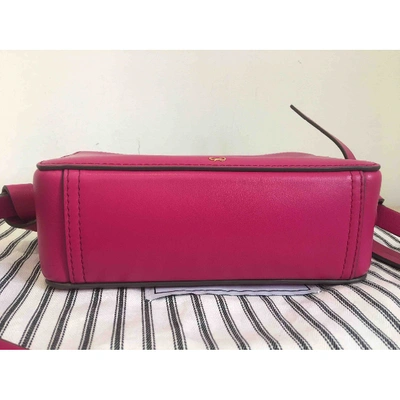 ANYA HINDMARCH Pre-owned Leather Crossbody Bag In Pink