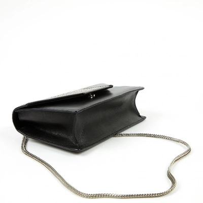Pre-owned Saint Laurent Betty Black Leather Handbag