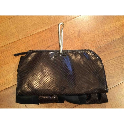 Pre-owned Vanessa Bruno Leather Clutch Bag In Brown