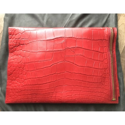 Pre-owned Tom Ford Alix Red Alligator Handbag