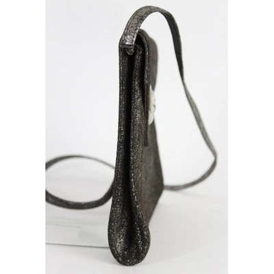 Pre-owned Krizia Leather Handbag In Grey