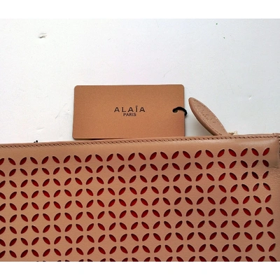 Pre-owned Alaïa Leather Clutch Bag