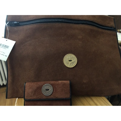 Pre-owned Fendi Clutch Bag In Brown