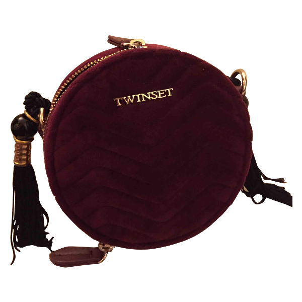 burgundy velvet clutch bag