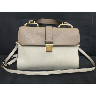 Pre-owned Miu Miu Madras Multicolour Leather Handbag
