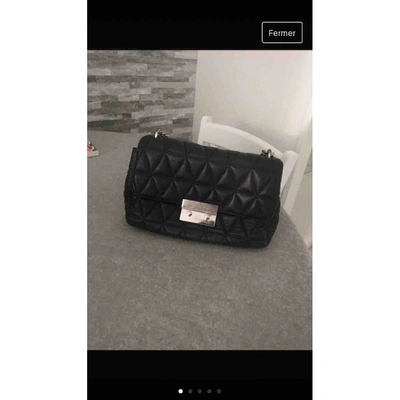 Pre-owned Michael Kors Vivianne Black Leather Handbag