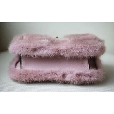 Pre-owned Valentino Garavani Glam Lock Pink Mink Handbag