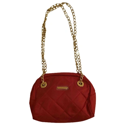 Pre-owned Escada Cloth Mini Bag In Red