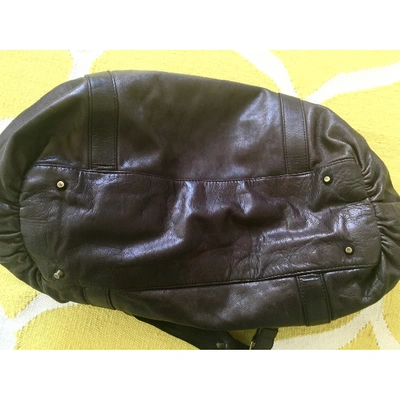 Pre-owned Gerard Darel 36 H Brown Leather Handbag