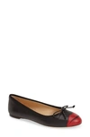 CHARLOTTE OLYMPIA 'Kiss Me Darcy' Leather Ballet Flat (Women)