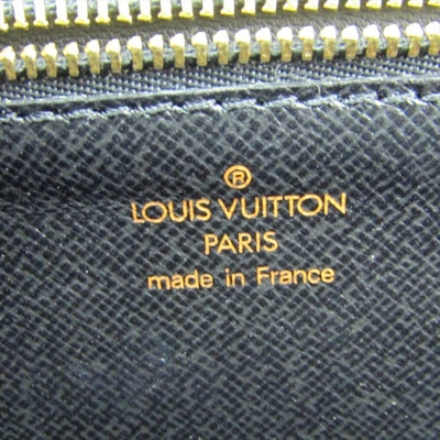 Pre-owned Louis Vuitton Monceau Black Leather Handbag