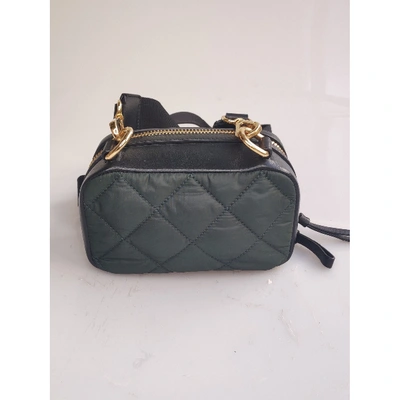 Pre-owned Moncler Khaki Leather Handbag