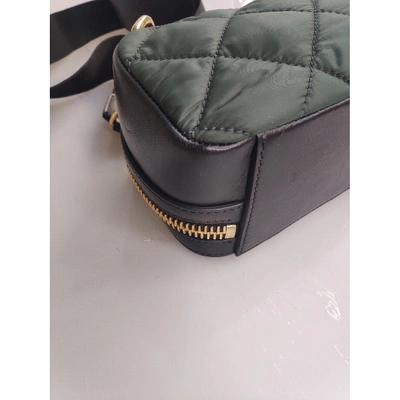 Pre-owned Moncler Khaki Leather Handbag