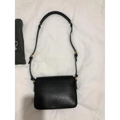 Pre-owned Tom Ford Natalia Black Leather Clutch Bag