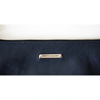REBECCA MINKOFF Pre-owned Leather Clutch Bag In Blue