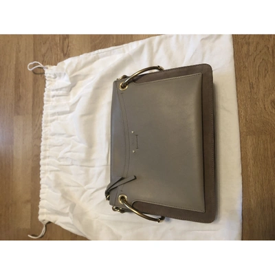 Pre-owned Chloé Roy Grey Leather Handbag