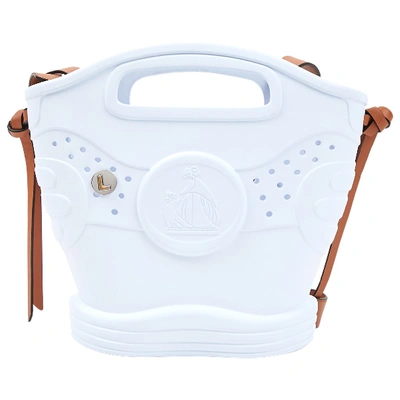 Pre-owned Lanvin Handbag In White