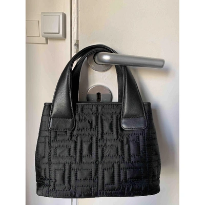 Pre-owned Lancel Handbag In Black