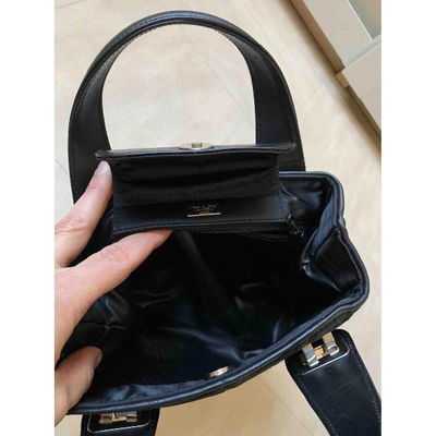 Pre-owned Lancel Handbag In Black