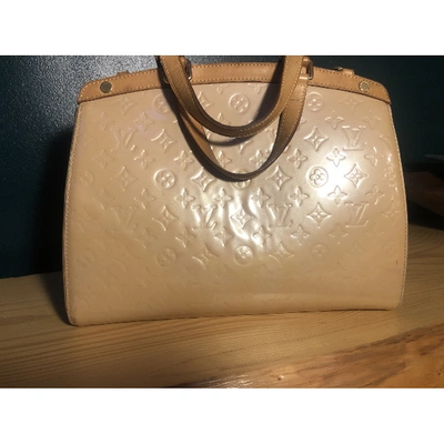 Pre-owned Louis Vuitton Pink Patent Leather Handbags