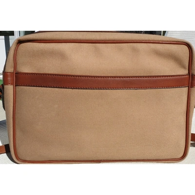 Pre-owned Saint Laurent Camel Cloth Handbag