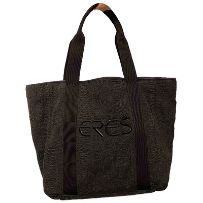 Pre-owned Eres Black Cotton Handbag