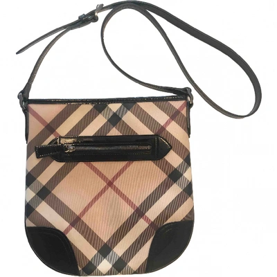 Pre-owned Burberry Cloth Clutch Bag In Multicolour