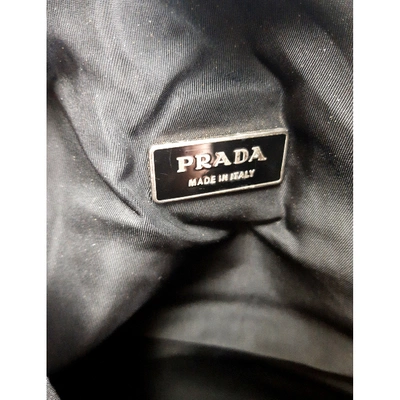 Pre-owned Prada Re-nylon Backpack In Black