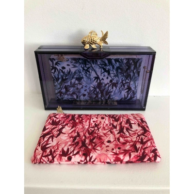 Pre-owned Charlotte Olympia Blue Clutch Bag