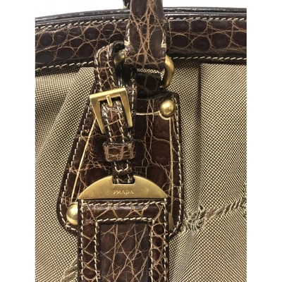 Pre-owned Prada Handbag In Brown