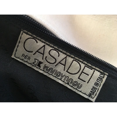 Pre-owned Casadei Pony-style Calfskin Handbag In White