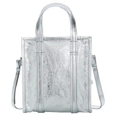 Pre-owned Balenciaga Silver Leather Handbags