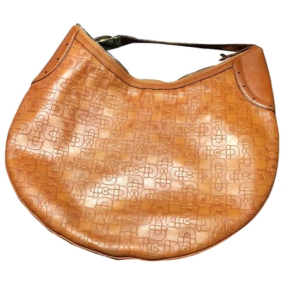 Pre-owned Gucci Leather Handbag In Camel