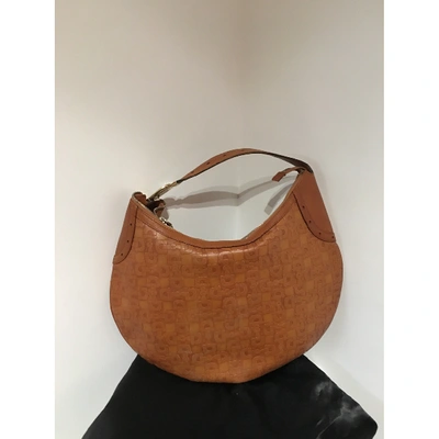 Pre-owned Gucci Leather Handbag In Camel