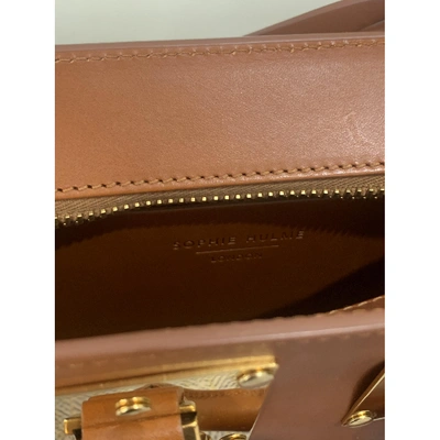 Pre-owned Sophie Hulme Leather Handbag In Brown