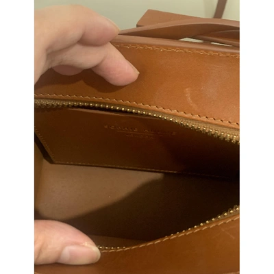 Pre-owned Sophie Hulme Leather Handbag In Brown