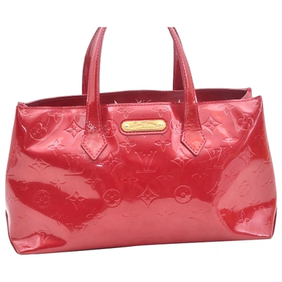 Bréa patent leather handbag Louis Vuitton Red in Patent leather