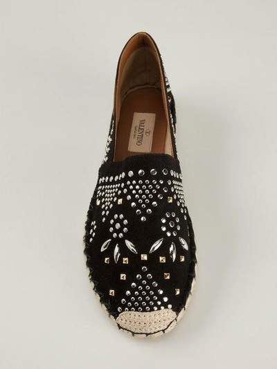 Shop Valentino 'microstud' Espadrilles