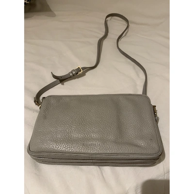Pre-owned Whistles Grey Leather Handbag
