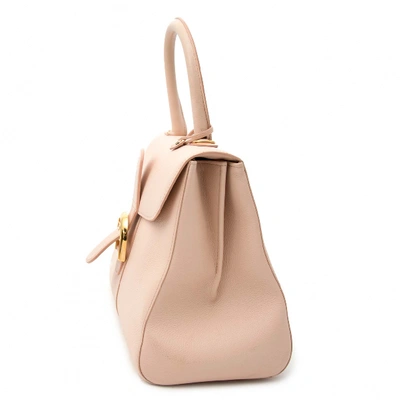 Pre-owned Delvaux Le Brillant Pink Leather Handbag