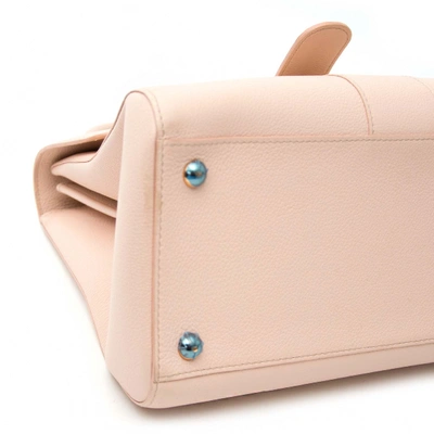 Pre-owned Delvaux Le Brillant Pink Leather Handbag