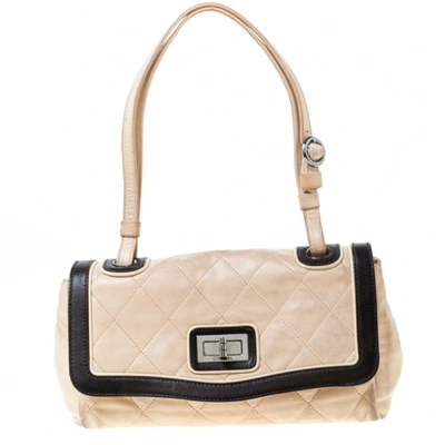Pre-owned Chanel Beige Leather Handbag