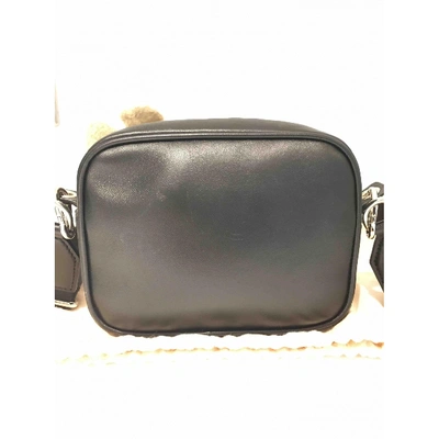 Pre-owned Christopher Kane Leather Crossbody Bag In Black