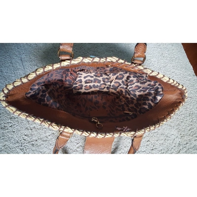 Pre-owned Dolce & Gabbana Camel Wicker Handbag