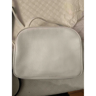 Pre-owned Lancel White Leather Handbag