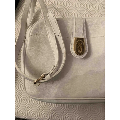 Pre-owned Lancel White Leather Handbag