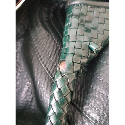 Pre-owned Fendi Spy Green Cloth Handbag