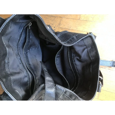 Pre-owned Neil Barrett Leather Handbag In Black